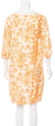 Massimo Alba Silk Floral Print Dress w/ Tags