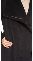 Thumbnail for your product : Helmut Lang High Collar Wool Coat