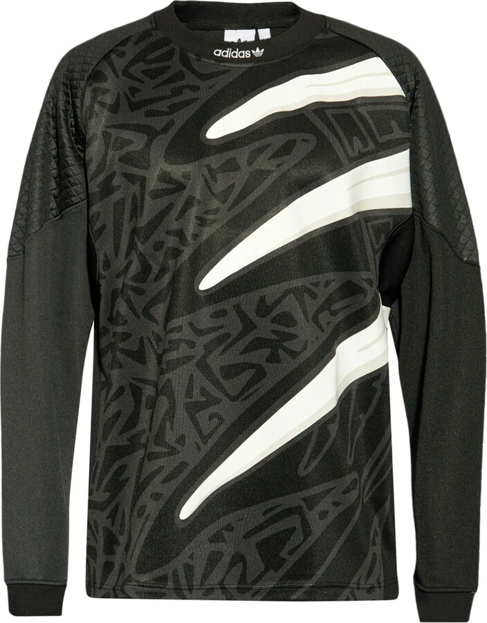 adidas graphic-print long-sleeve T-shirt