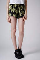 Thumbnail for your product : Topshop Burnout Leaf Runner Shorts
