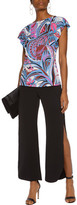 Thumbnail for your product : Emilio Pucci Printed Stretch-Cady Top