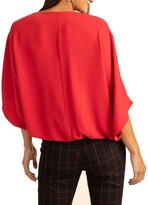 Thumbnail for your product : Trina Turk Coralline Gathered-Front Top