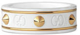 Thumbnail for your product : Gucci Icon ring with studs in yellow gold
