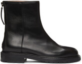 Thumbnail for your product : LEGRES Black Leather Officer Boots