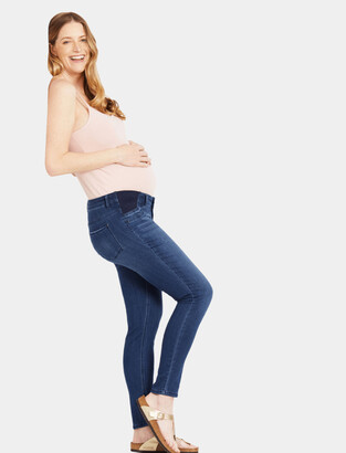 Motherhood Maternity Side Panel Stretch Maternity Skinny Jeans