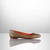 Thumbnail for your product : Ralph Lauren Calfskin Tish Ballet Flat