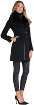 Thumbnail for your product : Soia & Kyo Fei Classic Wool Coat with Faux Fur collar