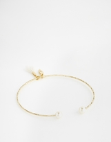 Thumbnail for your product : A. J. Morgan Limited Edition Fine Faux Pearl Open Cuff Bracelet