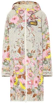 Gucci Embellished floral-printed jacket