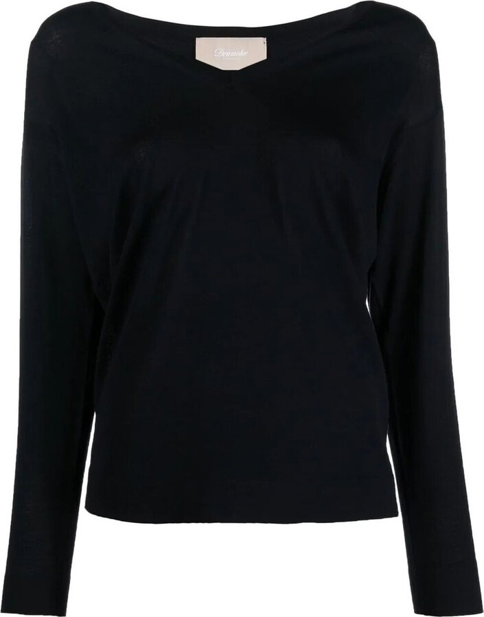 Drumohr Long Sleeve V-Neck Sweater