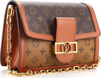 Louis Vuitton Dauphine Shoulder Bag Reverse Monogram Canvas MM - ShopStyle