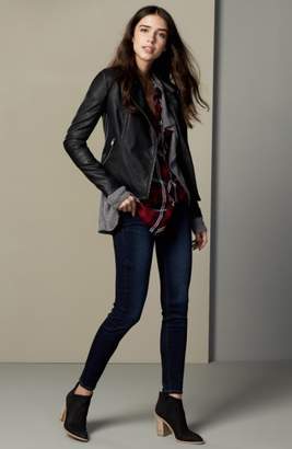 Cupcakes And Cashmere 'Sid' Faux Leather Moto Jacket