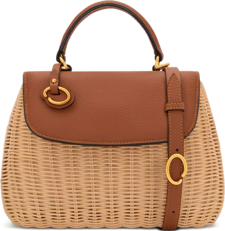 Oscar de la Renta Poppy tote bag