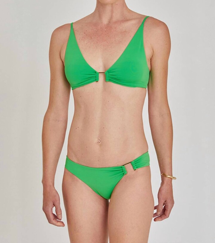Lenny Niemeyer Geometric Bikini Set In Kiwi ShopStyle Two Piece Swimsuits