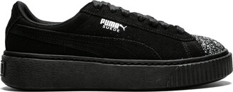 puma black flats