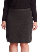 Thumbnail for your product : Eileen Fisher, Plus Size Interlock Pencil Skirt