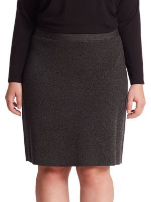 Eileen Fisher, Plus Size Interlock Pencil Skirt