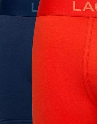 Lacoste Trunks 2 Pack in Micro Pique