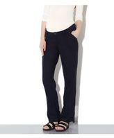 Thumbnail for your product : New Look Maternity Navy Linen Trousers