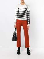 Thumbnail for your product : Incotex cropped straight leg trousers