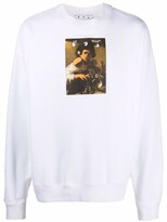 Thumbnail for your product : Off-White Caravaggio front boy print sweatshirt