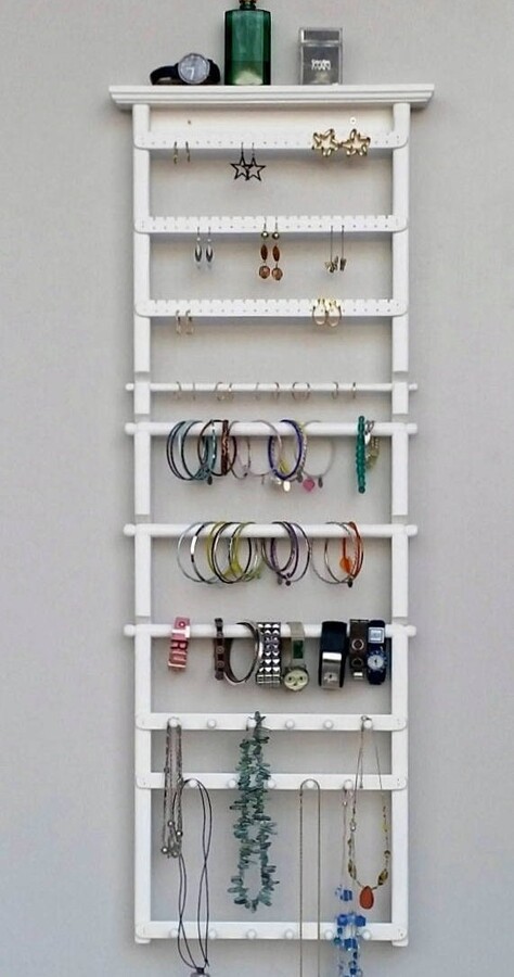 Etsy Earring Holder, Jewelry Organizer, Necklace Display, Wall Mount Organizer