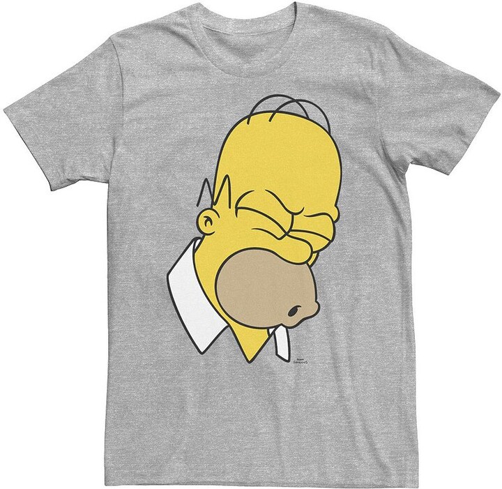 Licensed Character Big & Tall The Simpsons Homer Doh Big Head Tee