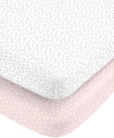 Thumbnail for your product : Carter's Cotton Sateen Fitted Crib Sheet 2-Pack Bedding