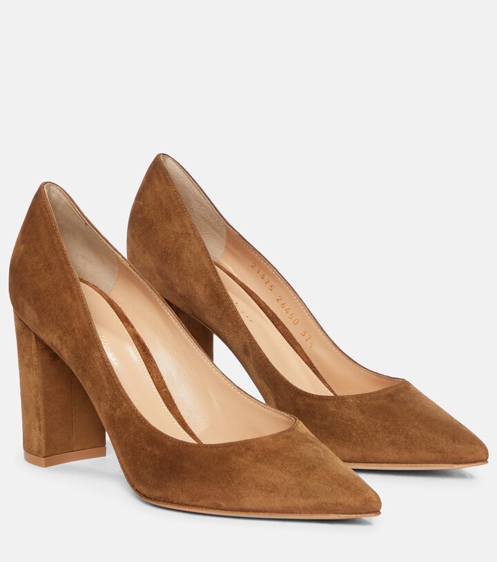 Brown Suede High Heels | Shop the world's largest collection of fashion |  ShopStyle UK