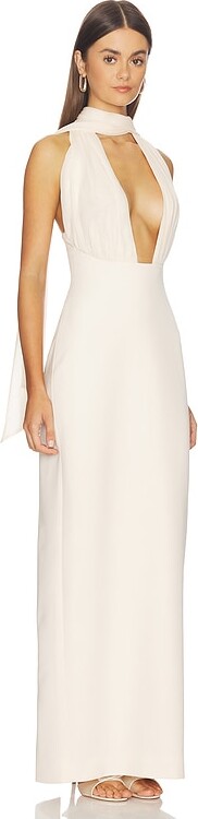 Misha Collection The Capezza Silk Maxi Dress
