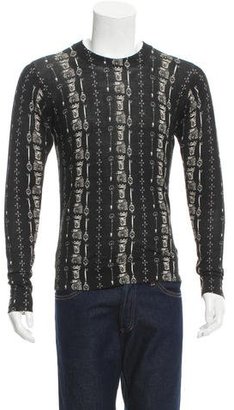 Dolce & Gabbana Cashmere Castle Print Sweater