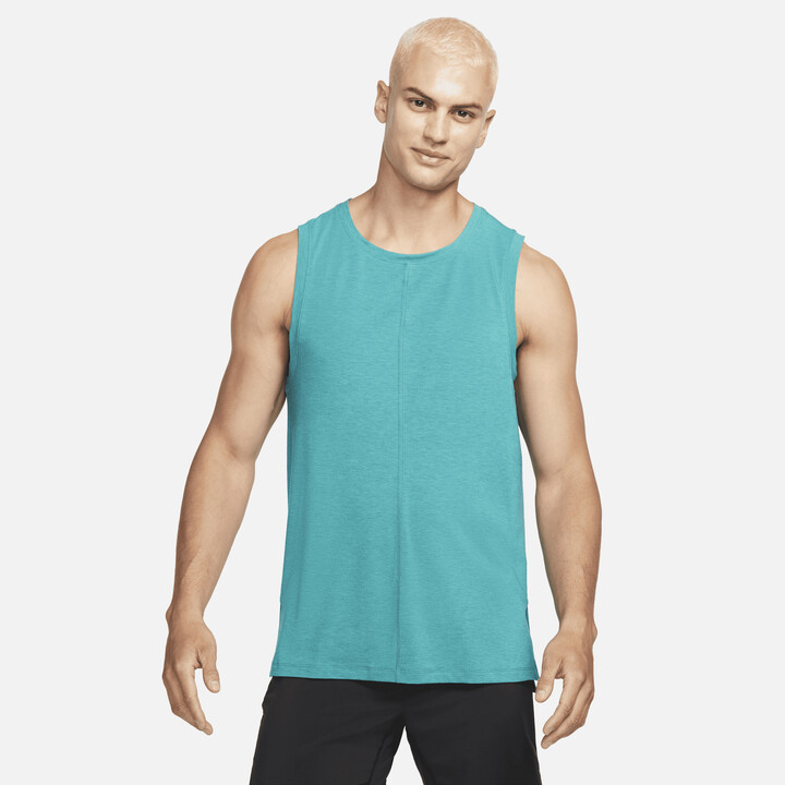 Nike Men's Yoga Tank Top in Green - ShopStyle Shirts