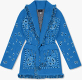 Thumbnail for your product : Alanui ‘Bandana Jacquard Icon’ Oversize Cardigan, , - Blue
