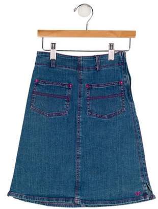 Sonia Rykiel Girls' Two Pockets Denim Skirt blue Girls' Two Pockets Denim Skirt
