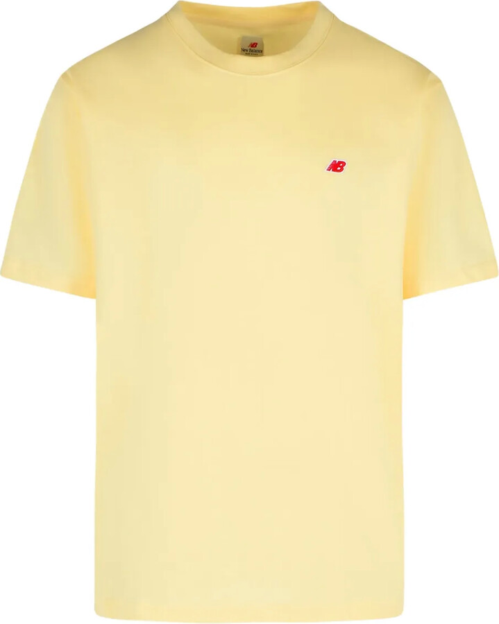 New Balance crew-neck logo-patch T-shirt