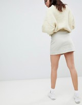 Thumbnail for your product : Weekday Tie Front Mini Skirt