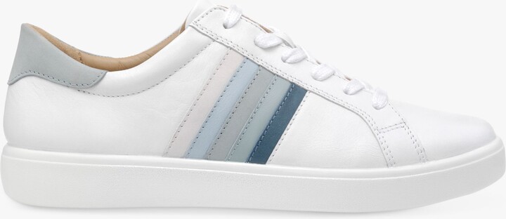 Hotter Switch Wide Fit Leather Lace Up Trainers ShopStyle