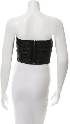 Yigal Azrouel Pleated Bustier Top