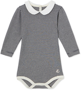 Thumbnail for your product : Petit Bateau Baby girls milleraies striped bodysuit