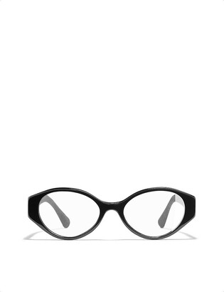 Oval eyeglasses