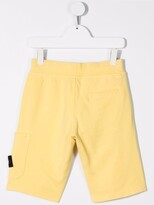 Thumbnail for your product : Stone Island Junior Side Logo-Patch Shorts