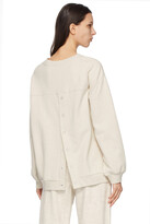 Thumbnail for your product : Ganni Off-White Levi's Edition Logo Sweatshirt