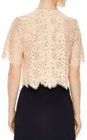 Thumbnail for your product : Sandro Utopie Scalloped Lace Top