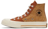 Thumbnail for your product : Converse Red & Tan Cork Summer Daze Chuck 70 High Sneakers