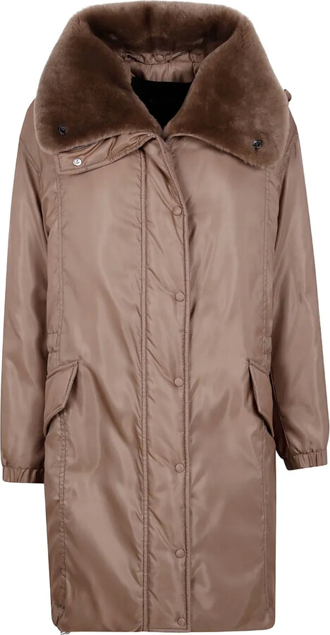 Blancha Faux-Fur Hooded Coat