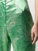 Thumbnail for your product : Opening Ceremony Marble-Effect Straight-Leg Trousers
