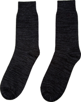 Thumbnail for your product : Tiger of Sweden Black & Charcoal Marled Todisco Socks