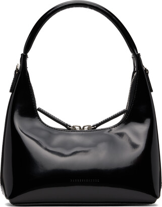 Marge Sherwood Black Mini Patent Leather Bag