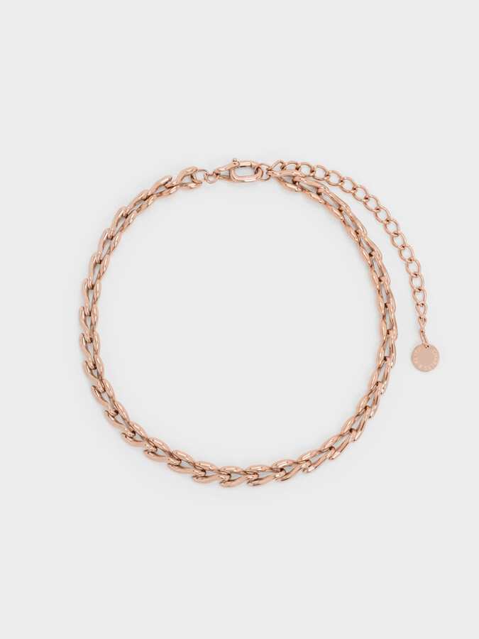 Charles & Keith Kris Chain-Link Choker Necklace