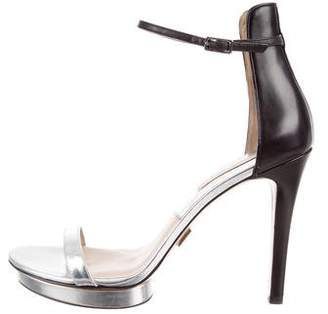 Michael Kors Metallic Platform Sandals